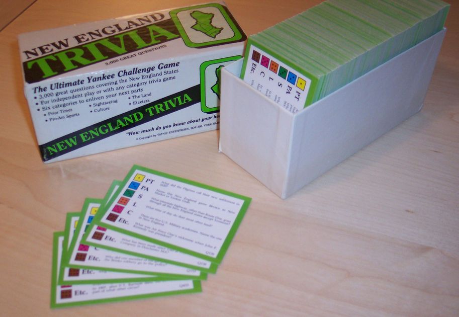 New England Trivia Board Game Boardgamegeek