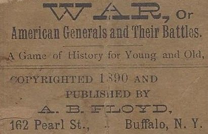War, or American Generals and their Battles
