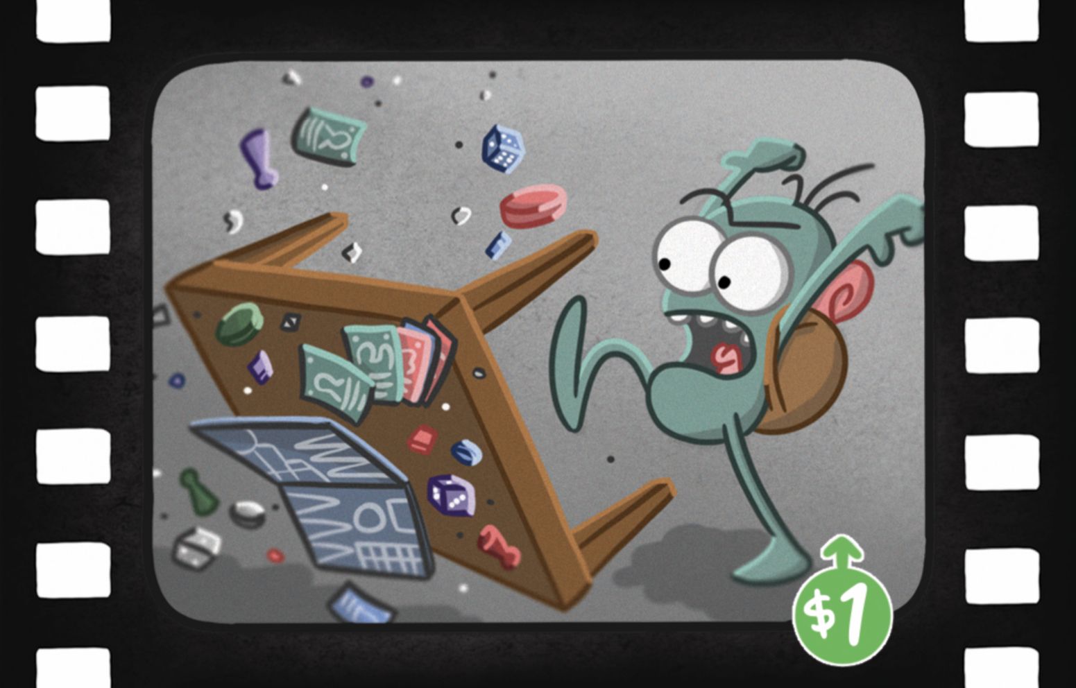 Roll Camera!: Flip Table Promo Card