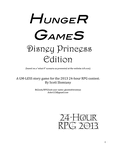 RPG Item: Hunger Games - Disney Princess Edition