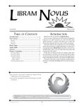 RPG Item: Libram Novus Issue #02
