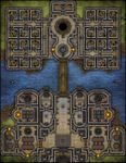 RPG Item: VTT Map Set 216: Island Prison