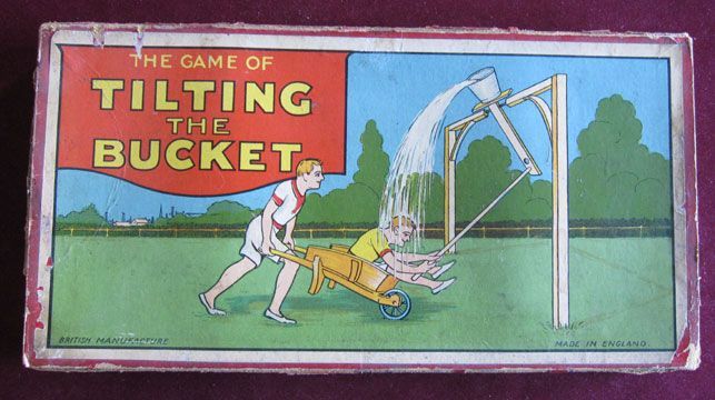 The Game of Tilting the Bucket