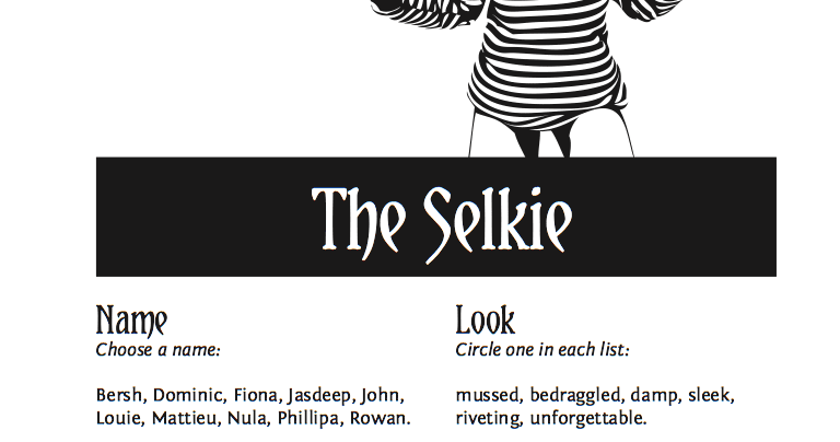 Selkie (Creature), Advanced Dungeons & Dragons 2nd Edition Wiki