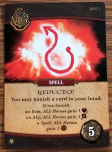 Hogwarts Battle Promo Reducto Spell Card 2018 Gen Con PROMO!