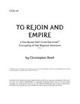 RPG Item: ULP1-08: To Rejoin and Empire