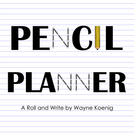 Pencil Planner PnP (Rules and Player Sheet) | Pencil Planner