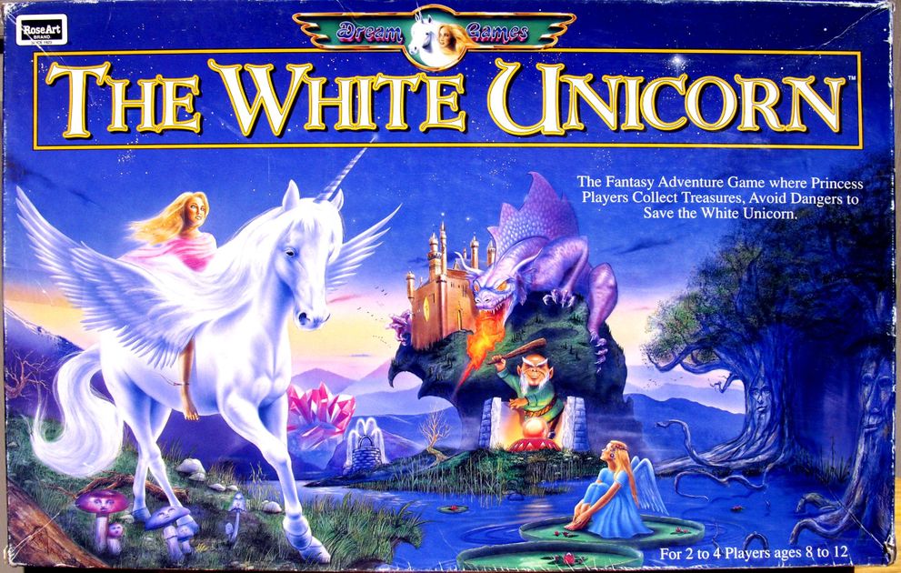 The White Unicorn Fantasy Adventure Board Game SPARE Parts Choose  from Menu 