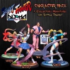Street Fighter, Le Jeu De Société – Miniatures Kickstarter + Extension (Neuf)