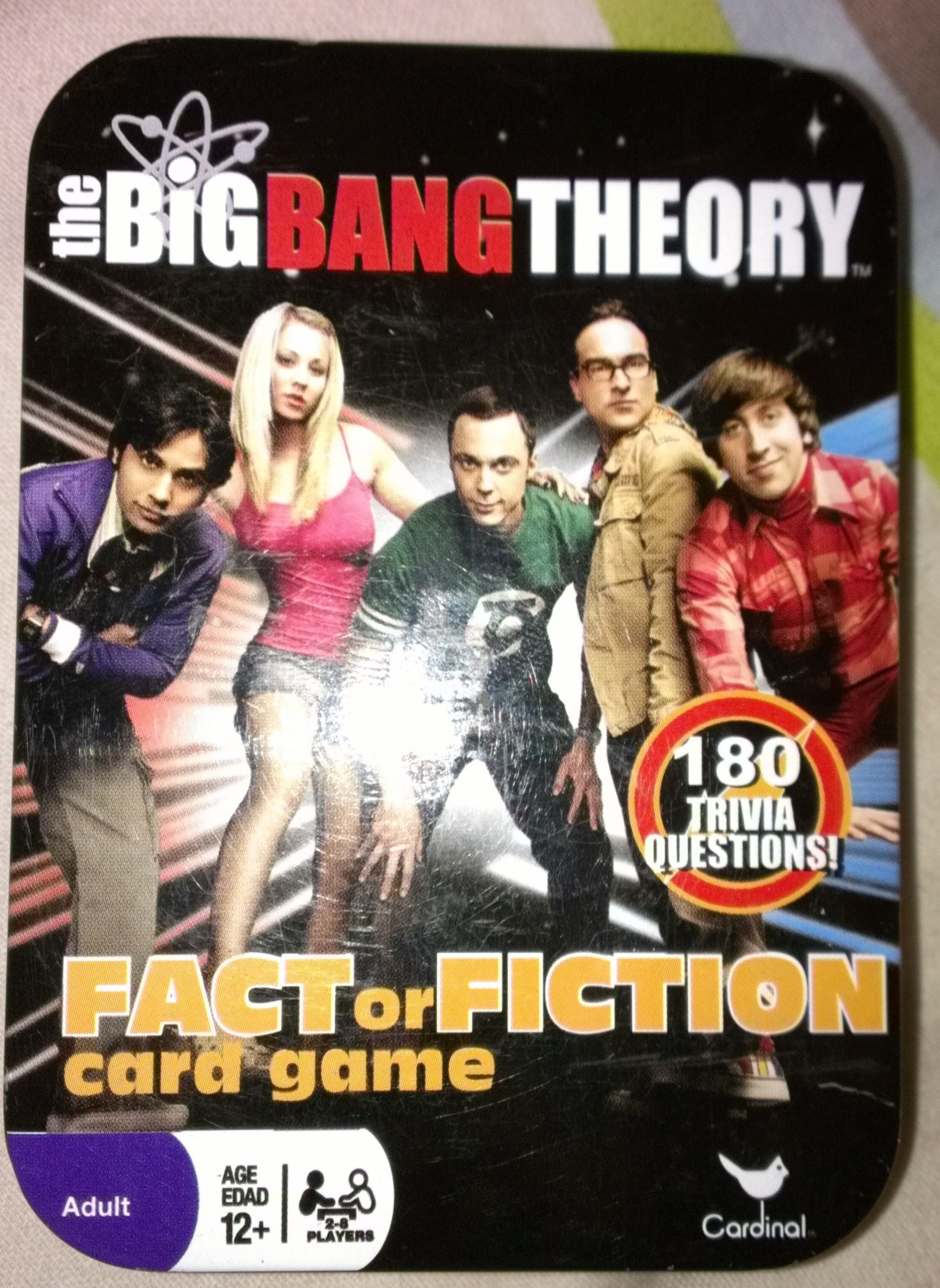 The Big Bang Theory: Fact or Fiction Card Game cover