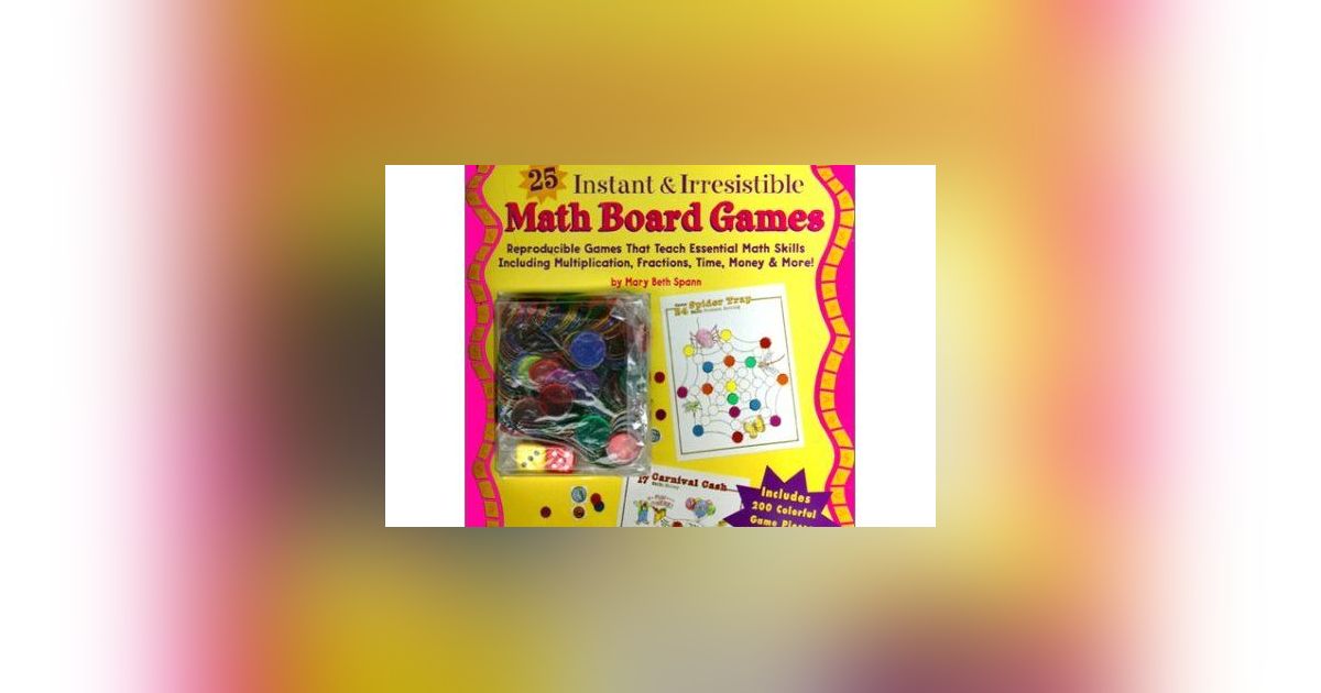 25 Instant & Irresistible Math Board Games (Grades 2-4) | Board Game ...