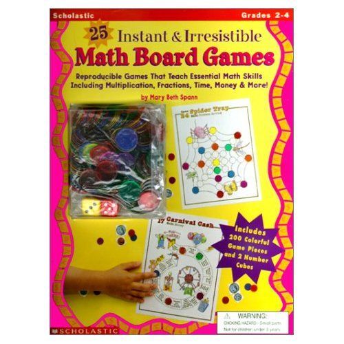 25 Instant & Irresistible Math Board Games (Grades 2-4) box art