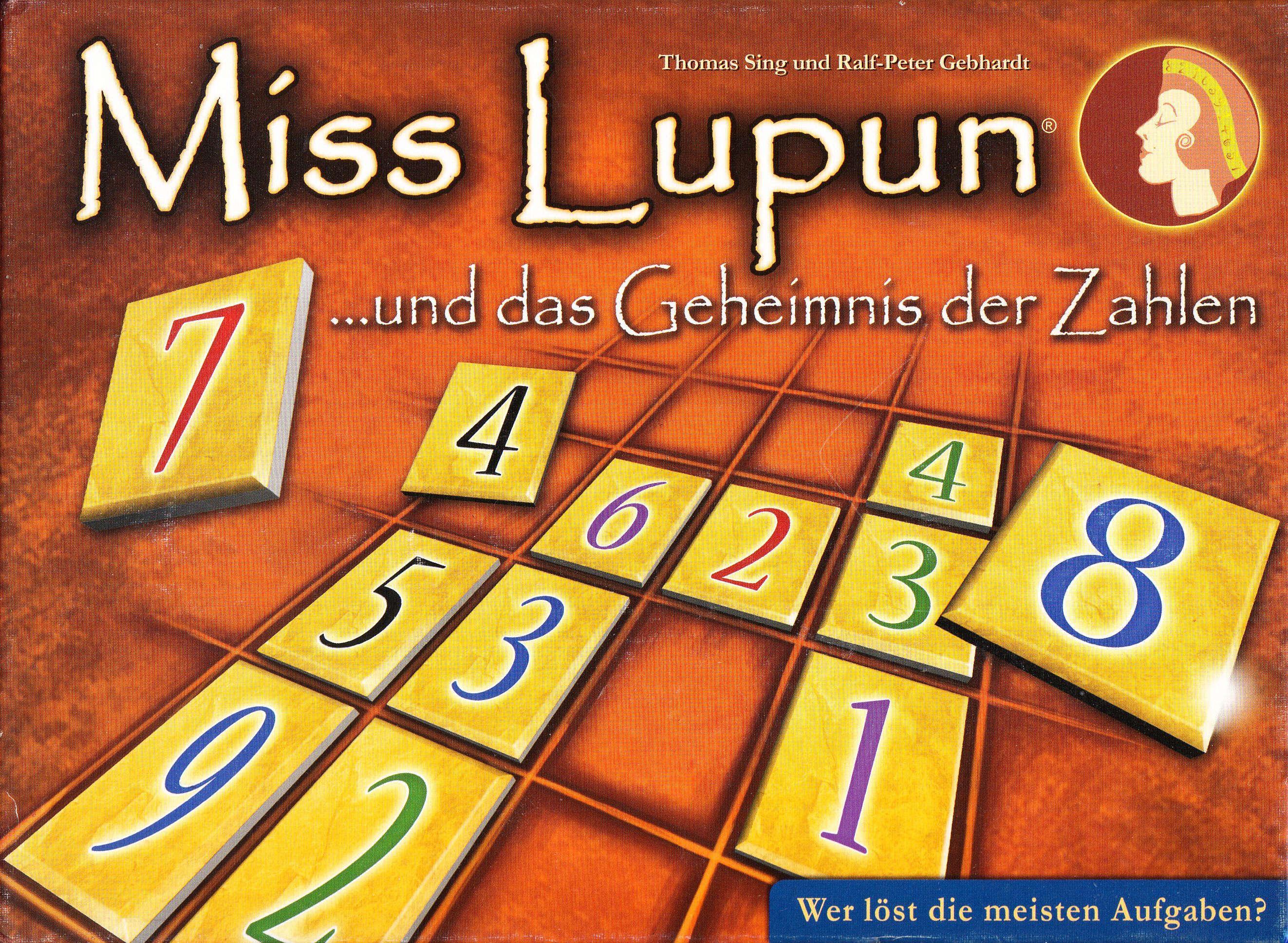 Boîte du jeu Miss Lupun…und das Geheimnis der Zahlen