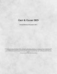 RPG Item: Grit & Glory SRD