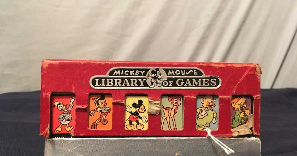 ヴィンテージディズニーMickey Mouse Library of Games Vintage 1946 Disney Mickey Mouse Library of Card Games By