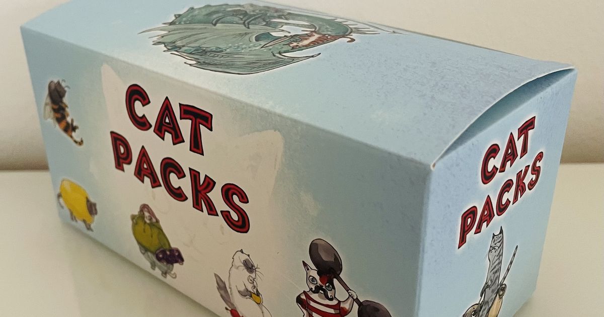 Cat Packs: Card Box | Board Game Accessory | BoardGameGeek
