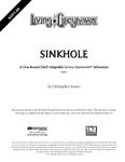 RPG Item: ADP1-09: Sinkhole