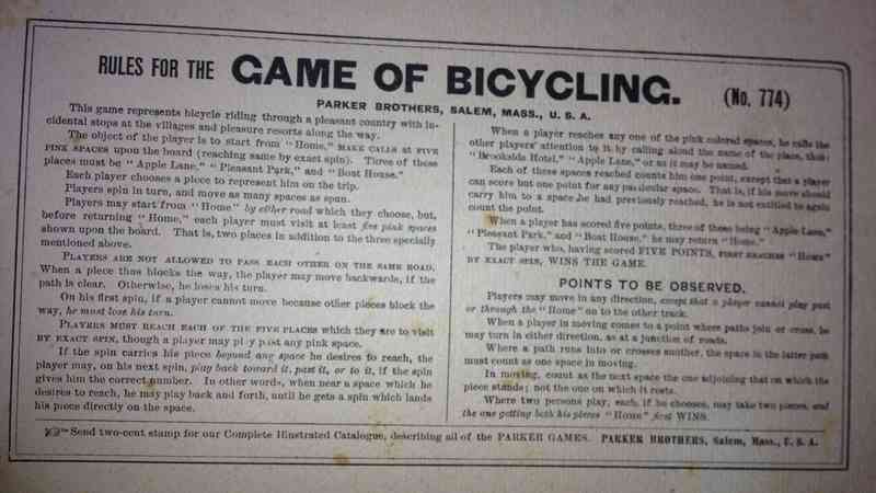 The Merry Game of Bicycling