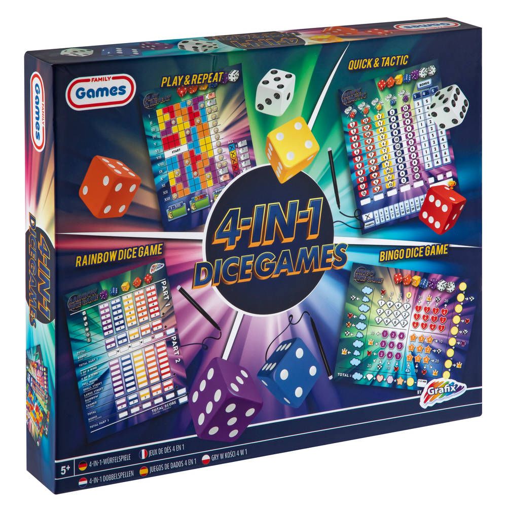 Coperta 4-in-1 Dice Games
