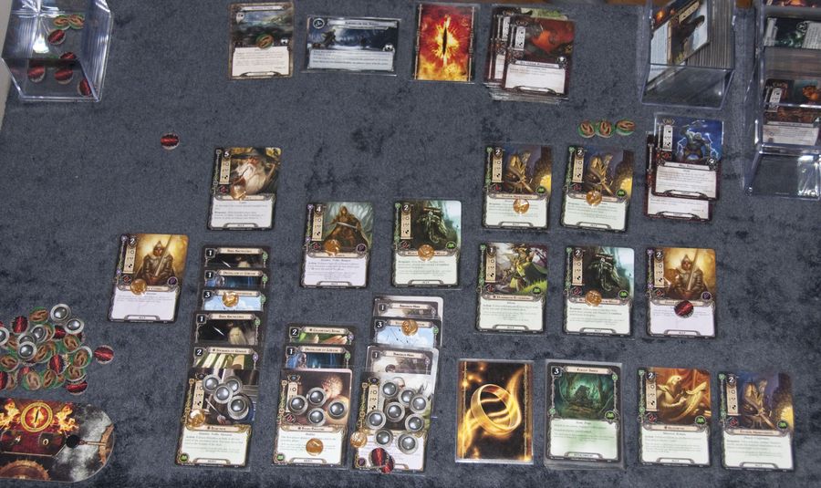 Solo victory over Journey Along the Anduin with resources to spare
