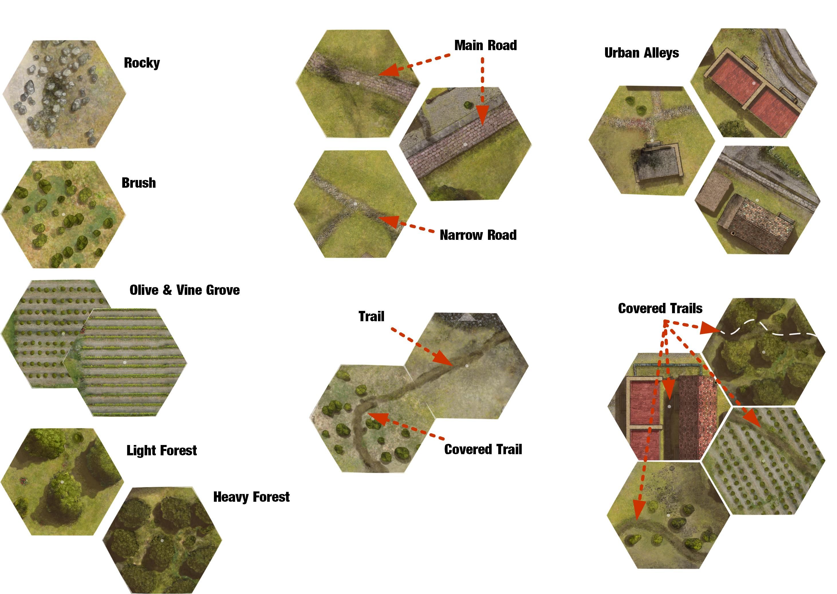 Examples of terrain | Assault: Sicily '43 – Gela Beachhead