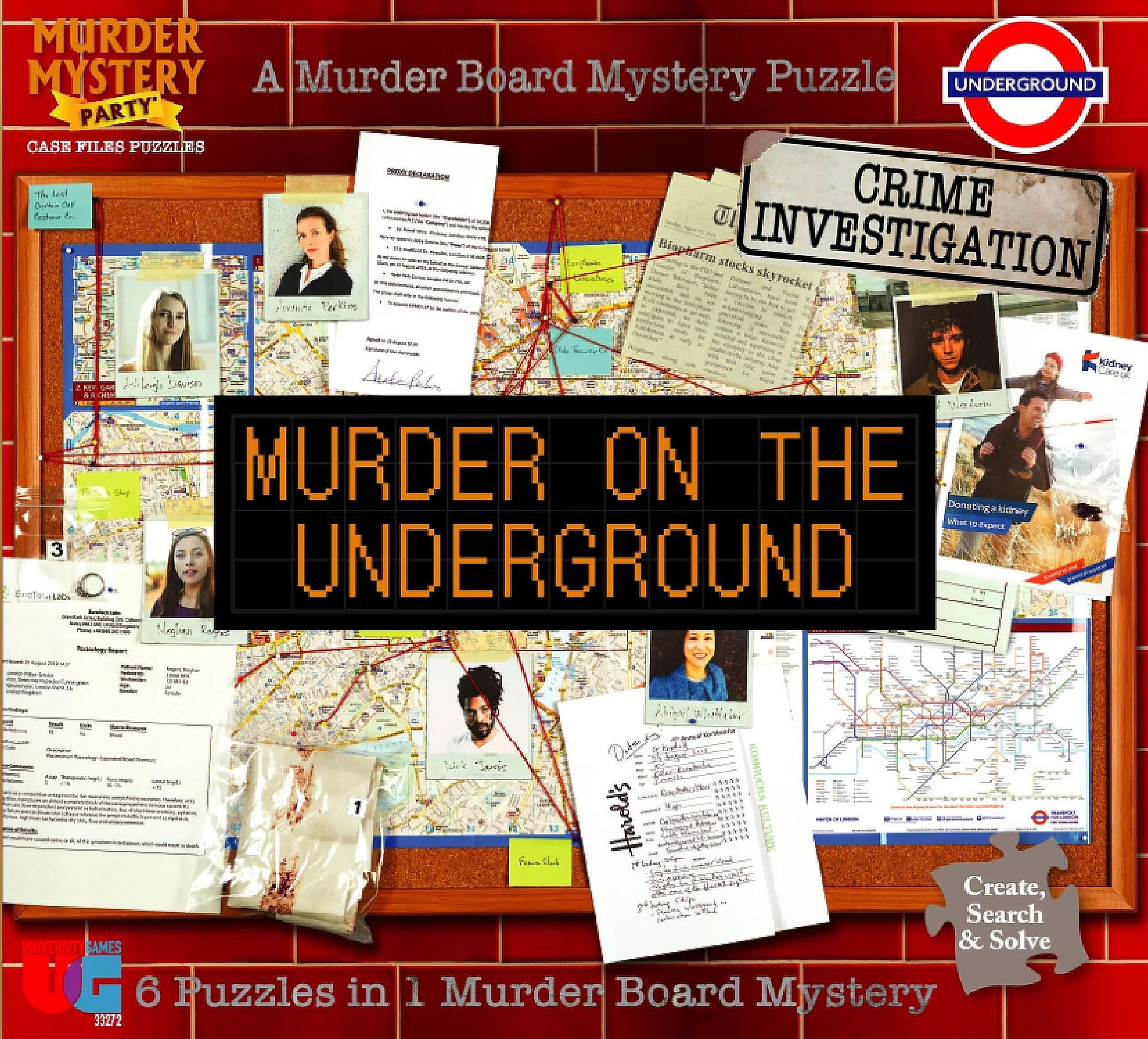 Murder Mystery Party: Murder On The Underground