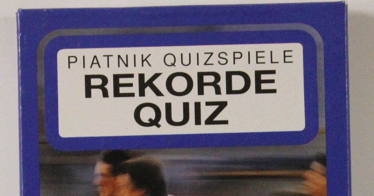 Rekorde Quiz Board Game BoardGameGeek