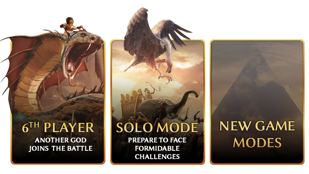 Introducing the new features of Rise of the Gods | Kemet: Blood and Sand