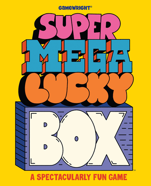 Super Mega Lucky Box, Gamewright, 2021 — front cover (image provided by the publisher)