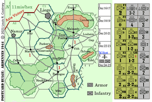 Postcard Bulge:  Ardennes 1944