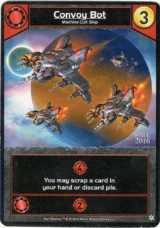 Star Realms: Convoy Bot Alternate Art Promo Card