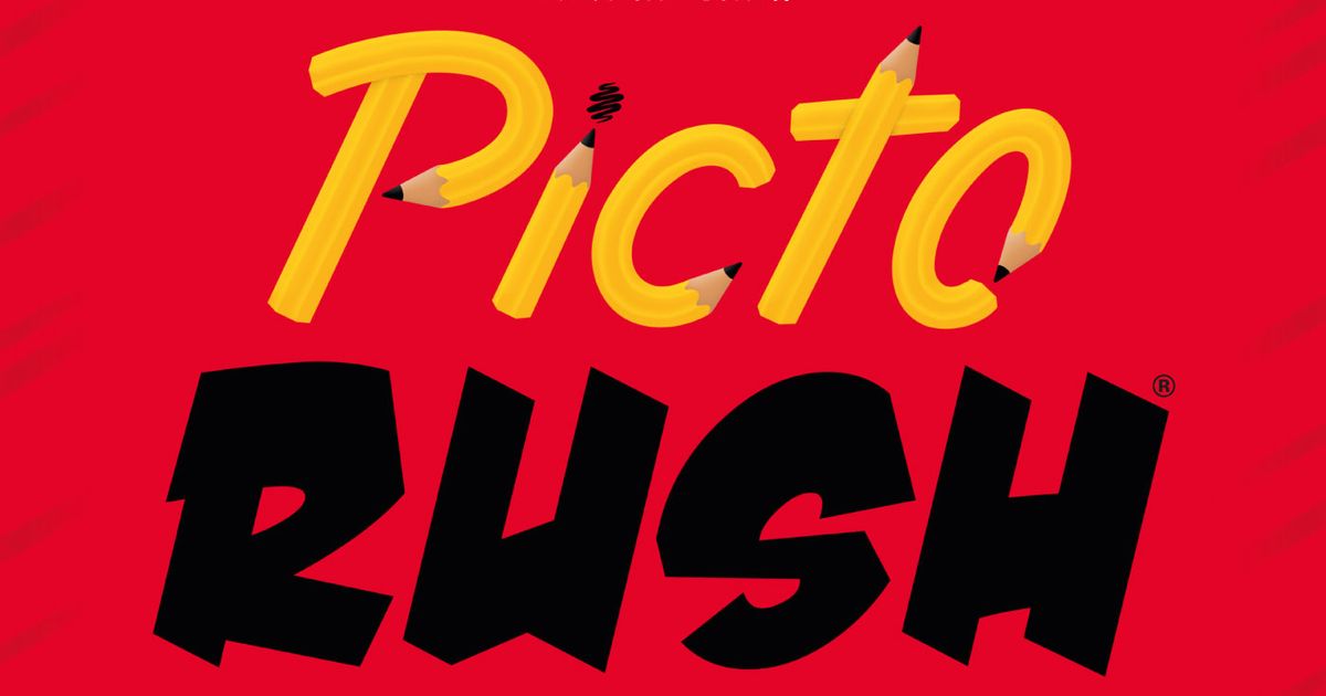 GOLIATH Picto Rush – Gioco Di Disegno Veloce, 20 Disegni In 20 Secondi, Per 3-8 Giocatori, 10+ Anni