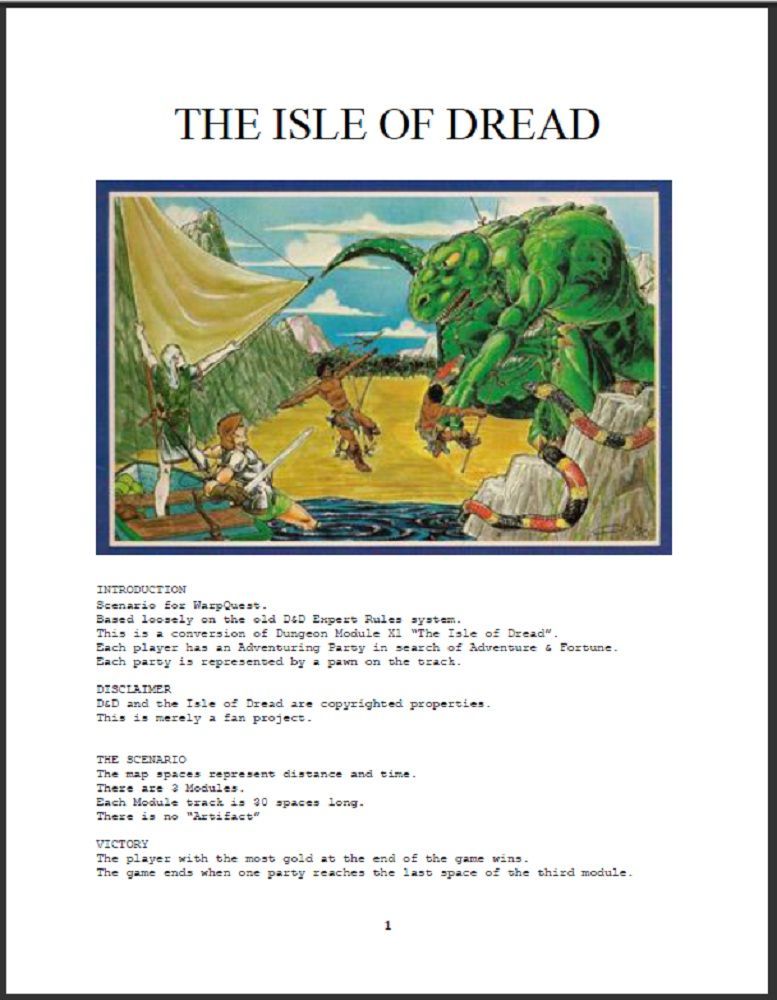 The Isle of Dread