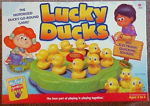 Lucky Ducks Board Game Replacement Game Cards Parts Pieces Set of 3 1999 