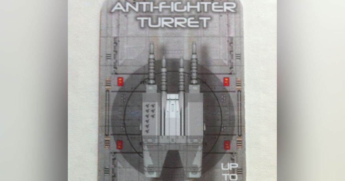 Gunship: Anti-Fighter Turret Promo | Board Game | BoardGameGeek