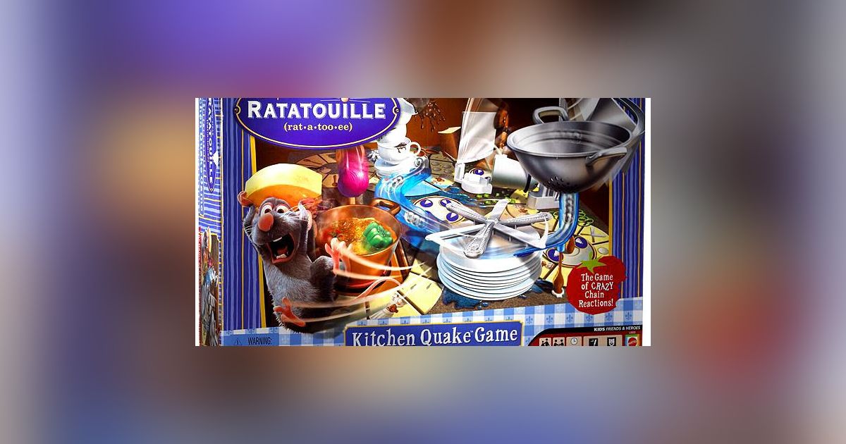 Ratatouille Remy Kitchen Quake Game