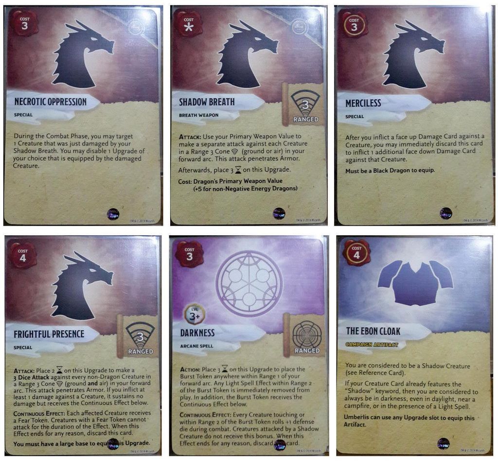 公式 Venomous Shadow Dragon Point Value Table わけあり並の激安価格