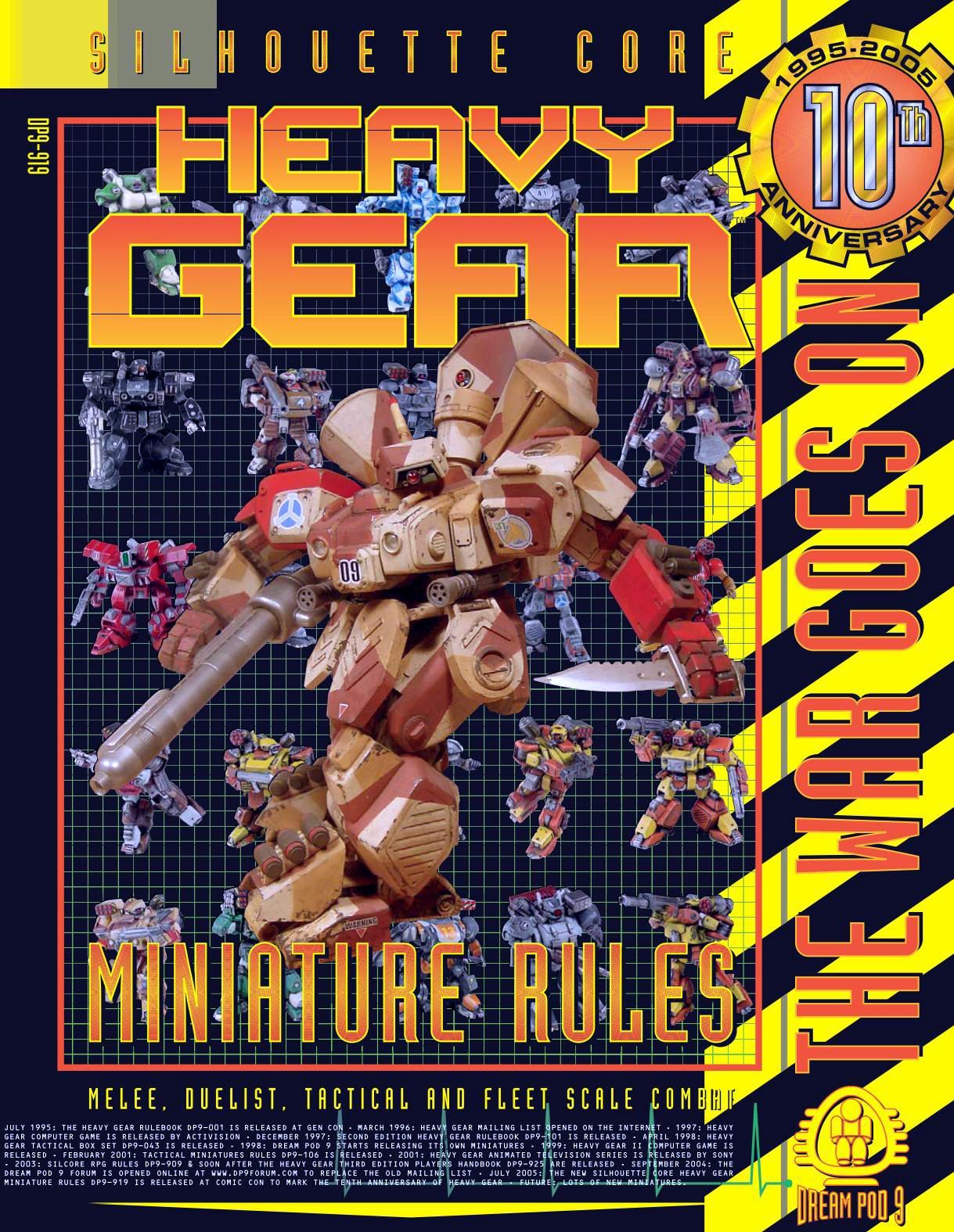 Heavy Gear Silhouette Core Miniature Rules