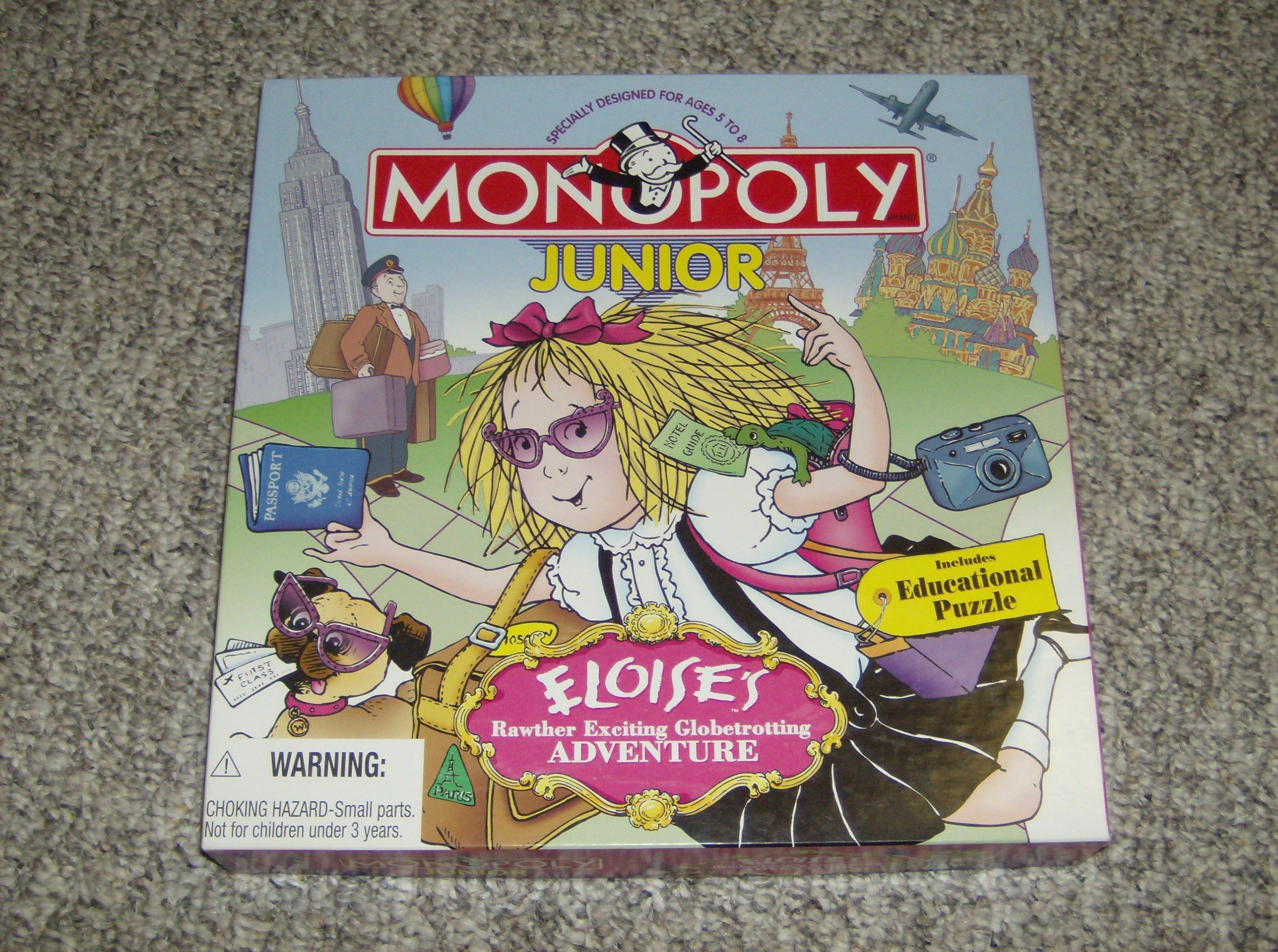 Monopoly Junior: Eloise's Rawther Exciting Globetrotting Adventure cover art