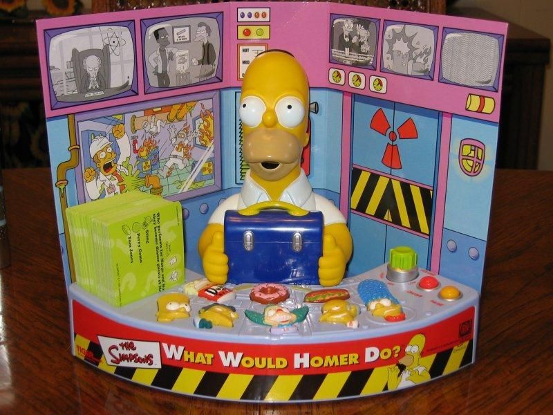 The Simpsons: What Would Homer Do box art