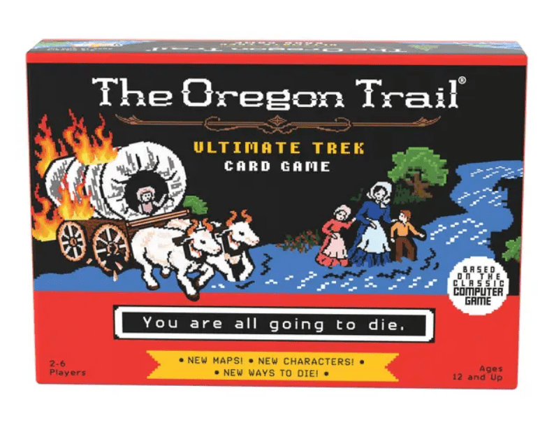 Coperta The Oregon Trail: Ultimate Trek Card Game – You Are All Going to Die