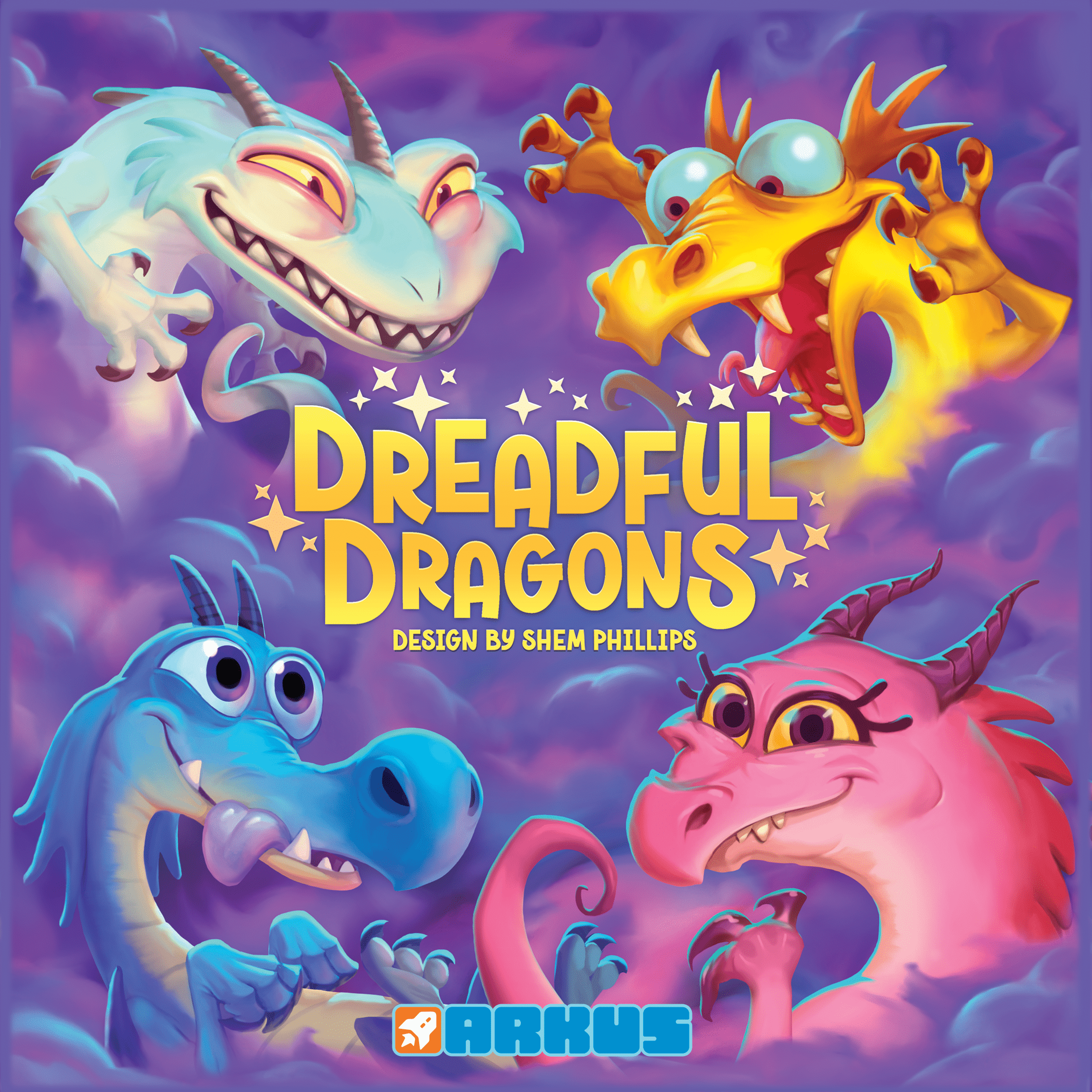 Cover art for Dreadful Dragons