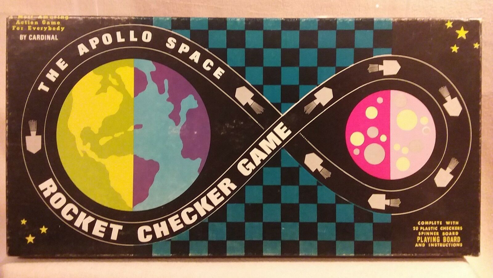 Apollo Space Rocket Checkers