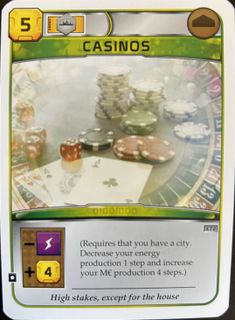 Terraforming Mars: Casinos Promo Card