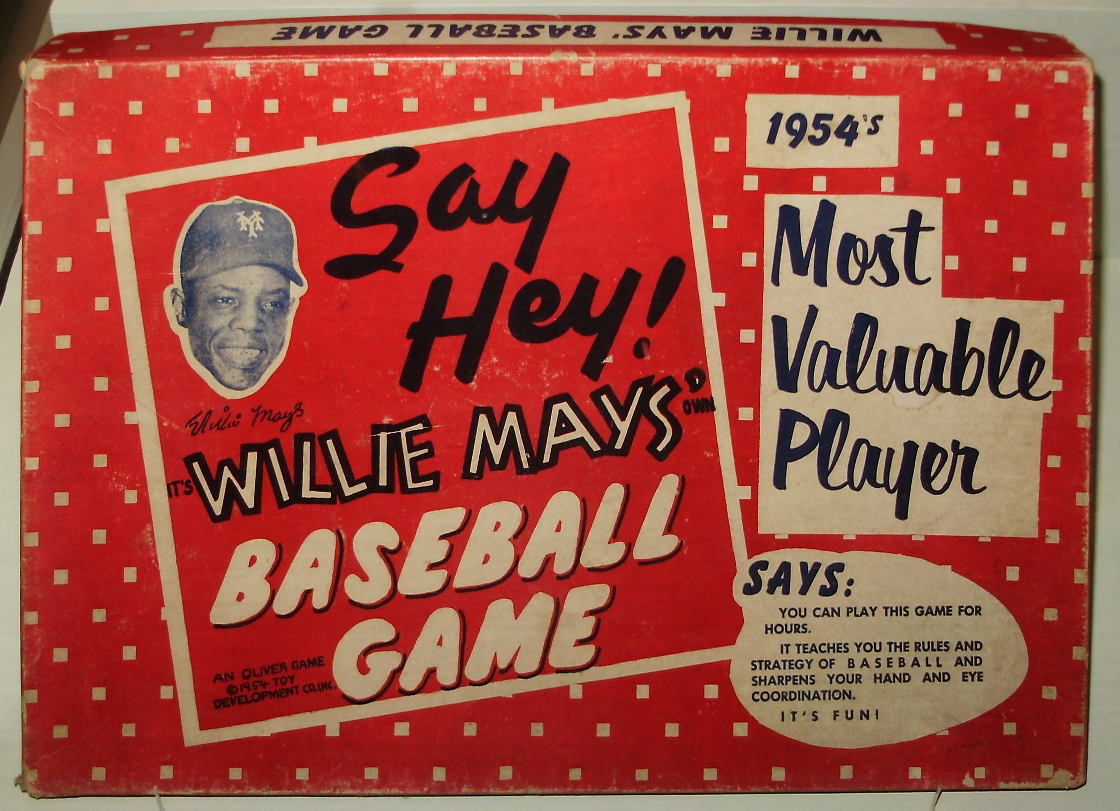 Willie Mays "Say Hey" Baseball Game
