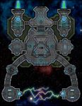 RPG Item: VTT Map Set 256: Starship Deckplan: Utility Starship: Electromagnetic Salvage Hauler