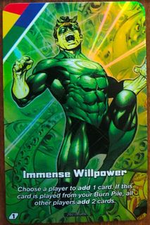 UNO Ultimate: Green Lantern – Immense Willpower Foil Chase Card