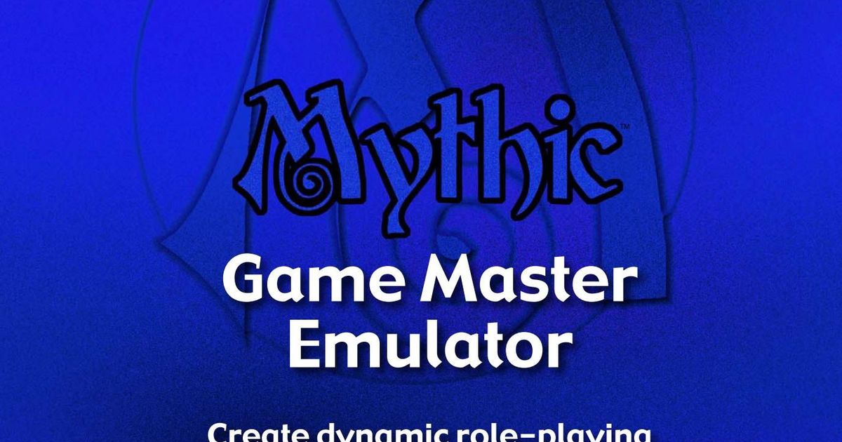 Mythic Game Master Emulator Second Edition - Word Mill Games
