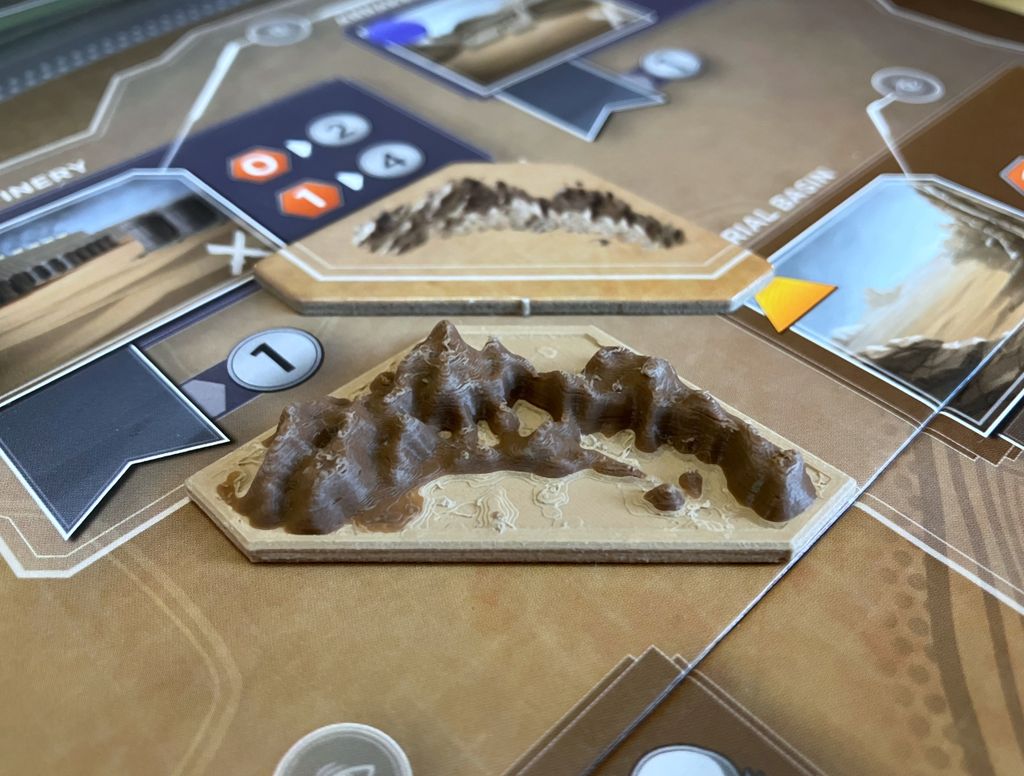 3D Shield Wall — Photo by JuiceNeutron on BoardGameGeek