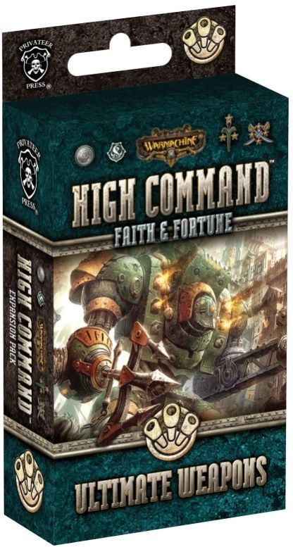 Warmachine: High Command – Faith & Fortune: Ultimate Weapons box art
